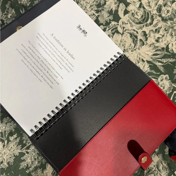 Coach Blue and Red Signature Varsity notebook and pouch bundle - Picture 4 of 4